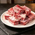 Raw Cut Beef Short Rib Cubes 1KG