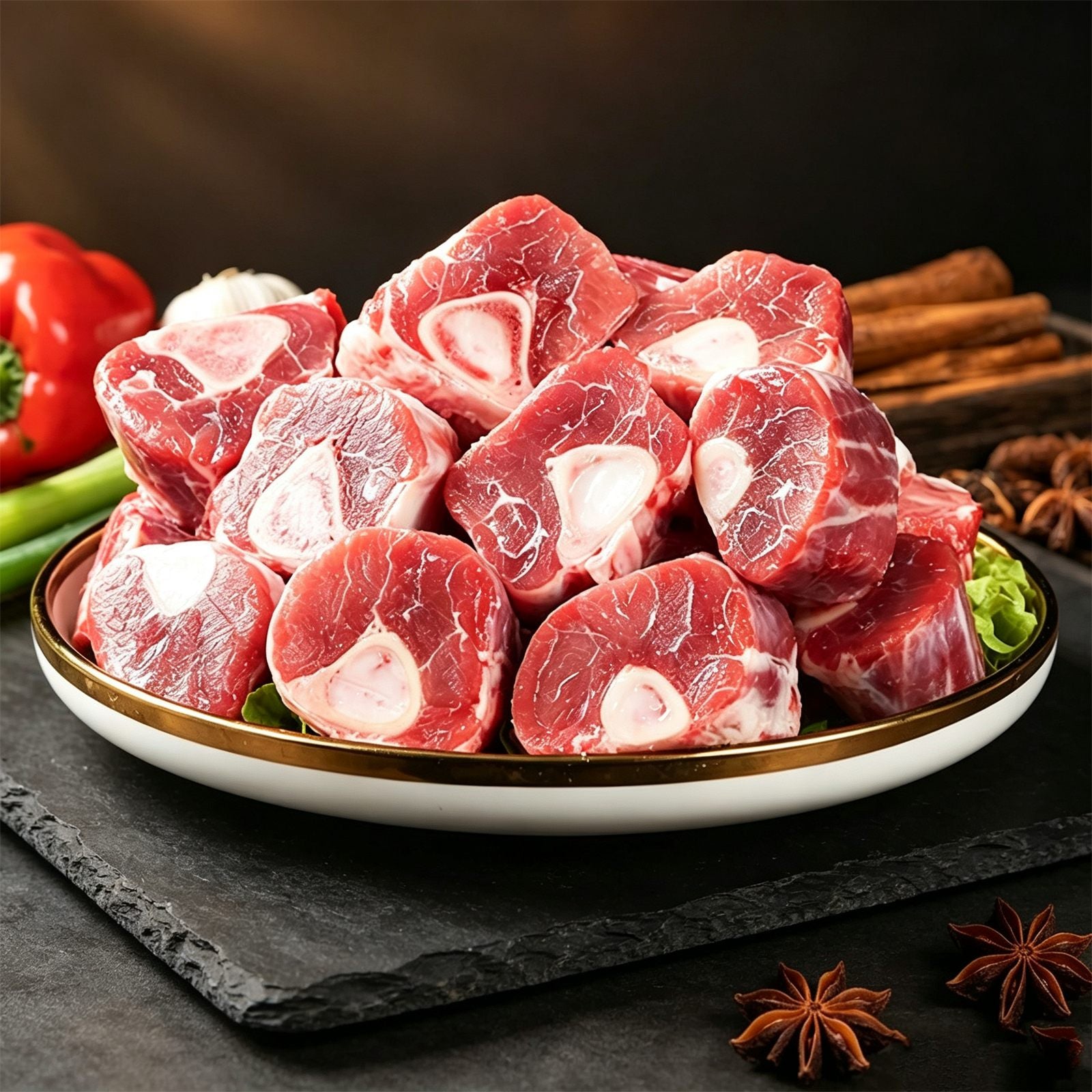 Raw Lamb Shank Bone Cut 2.5kg